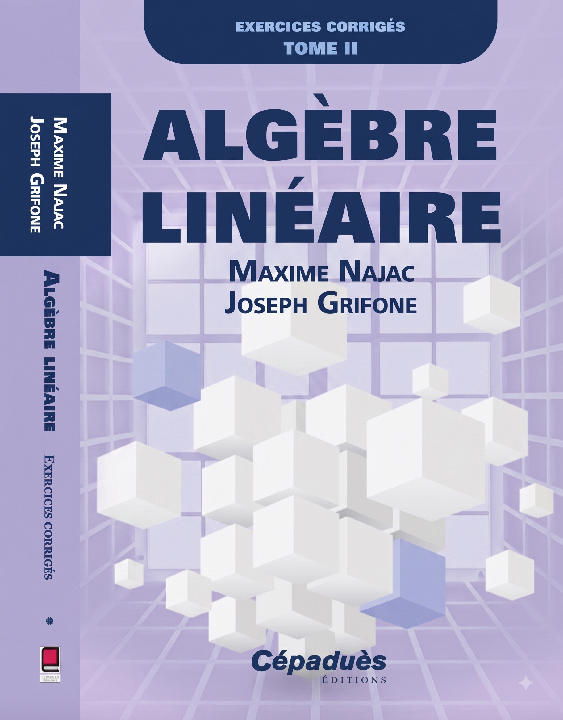 Couverture du livre Exercices corrigés d'Algèbre linéaire - Tome 2