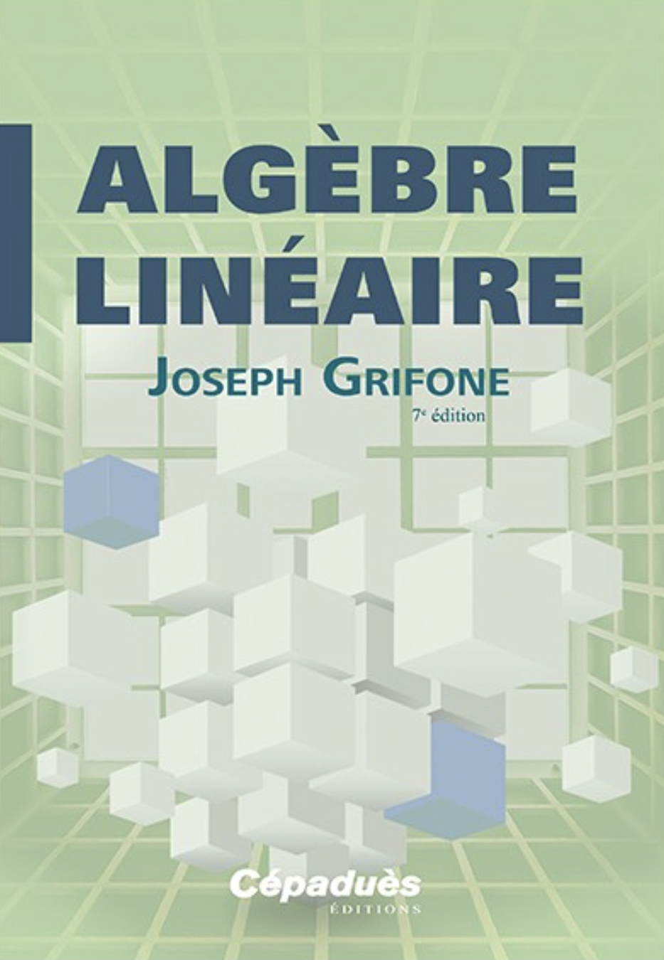 Couverture livre Algèbre linéaire